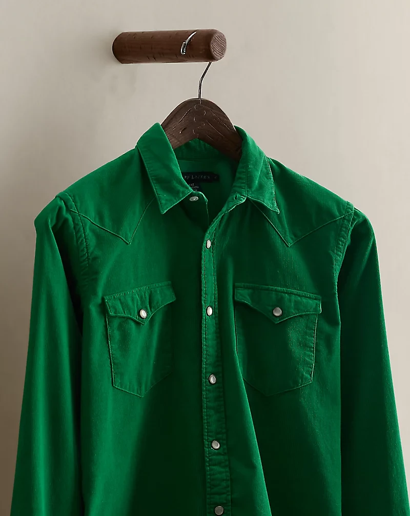 c. 2008 Western Corduroy Shirt - Size 2