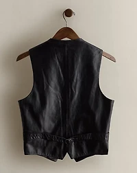 c. 2008 Leather Vest - Size 4