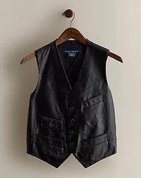 c. 2008 Leather Vest - Size 4
