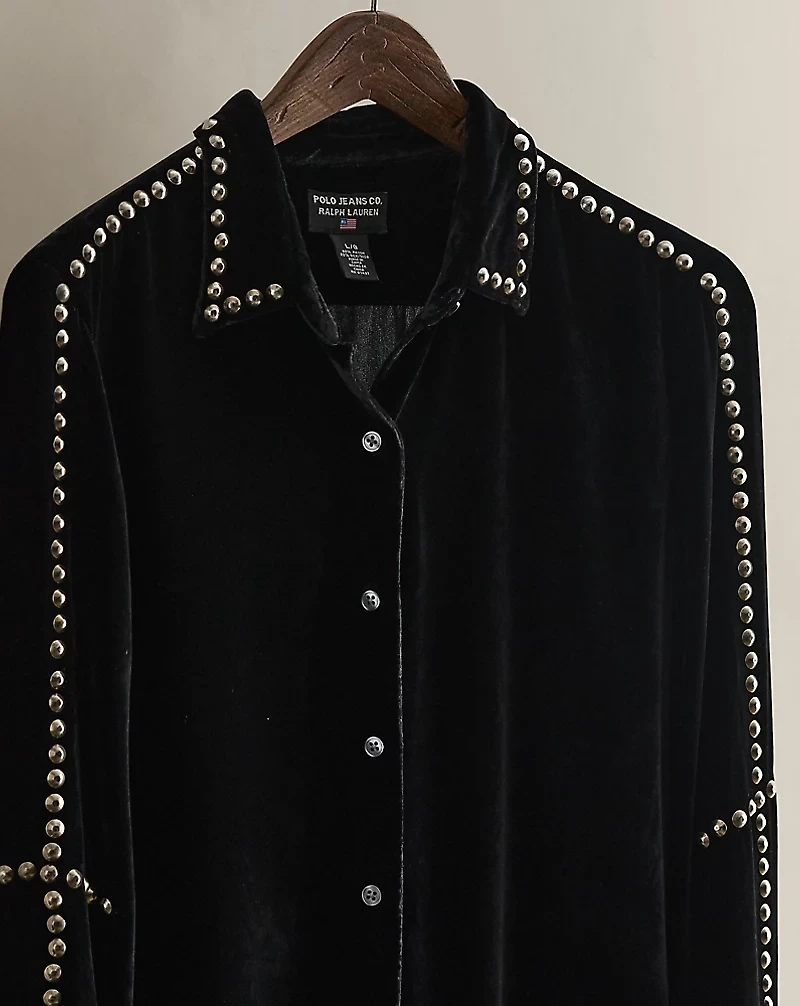 c. 2000 Studded Shirt - Size L