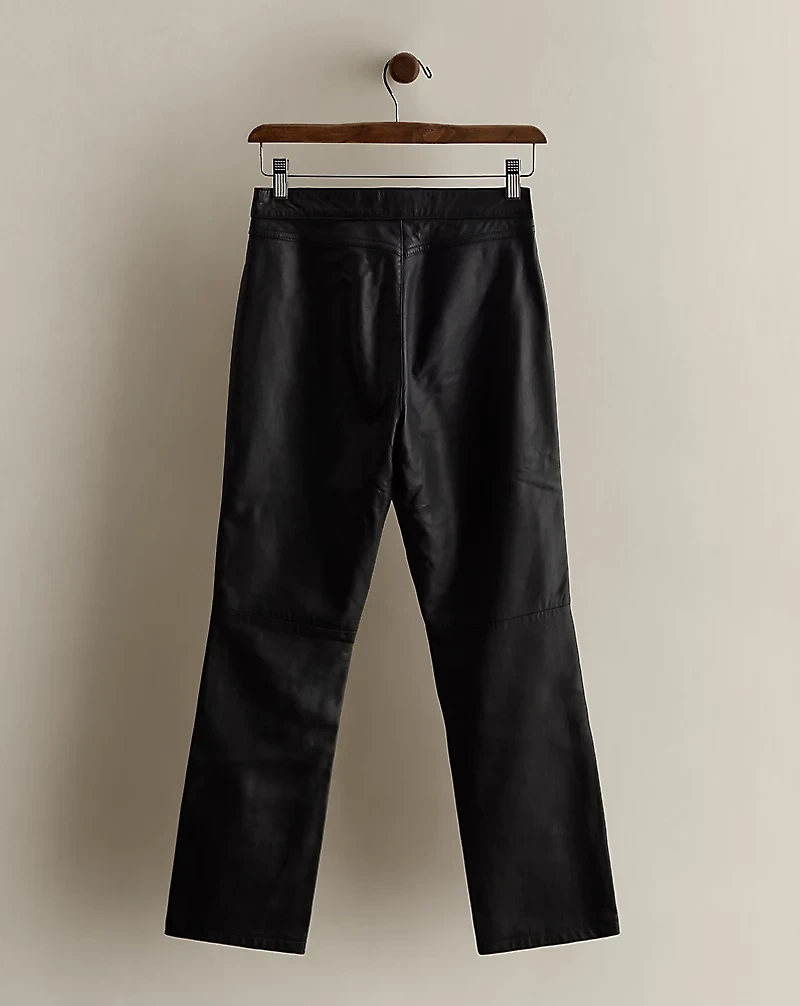 c. 1995 5-Pocket Leather Pant - Size 2
