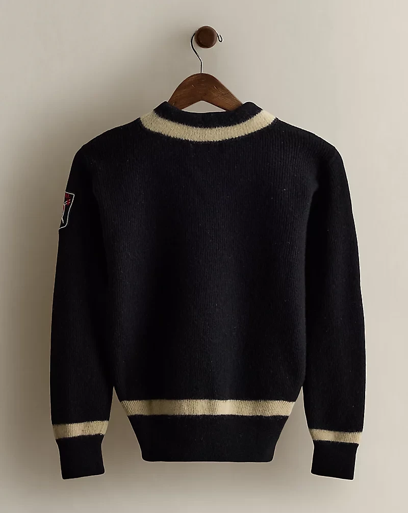 2007 Crest Wool V-Neck Sweater - Size S
