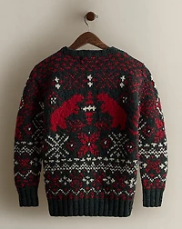 c. 1980s Patterned Sweater - Size S