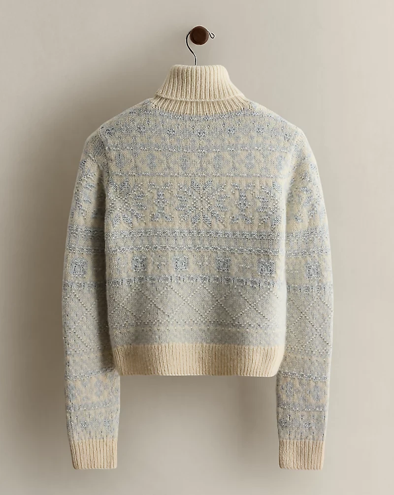 c. 2005 Patterned Turtleneck - Size M