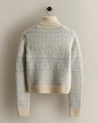 c. 2005 Patterned Turtleneck - Size M