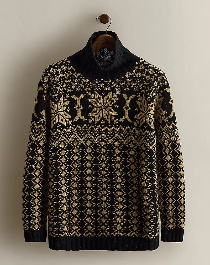 c. 1990 Wool Turtleneck Sweater - Size S