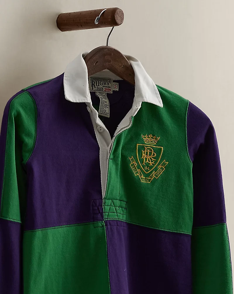 c. 2008 Logo Cotton Rugby Shirt - Size S