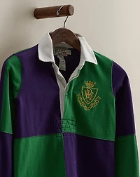 c. 2008 Logo Cotton Rugby Shirt - Size S