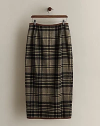 c. 1990 Plaid Wrap Skirt - Size 12