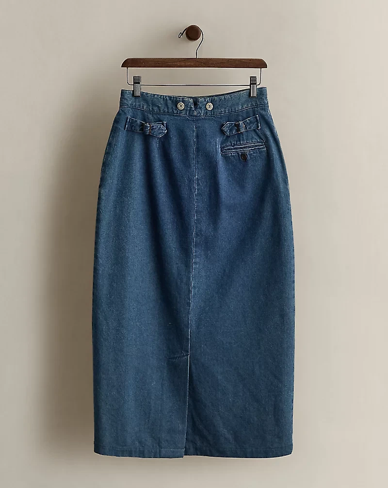 c. 1990s Denim Skirt - Size 8