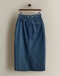 c. 1990s Denim Skirt - Size 8