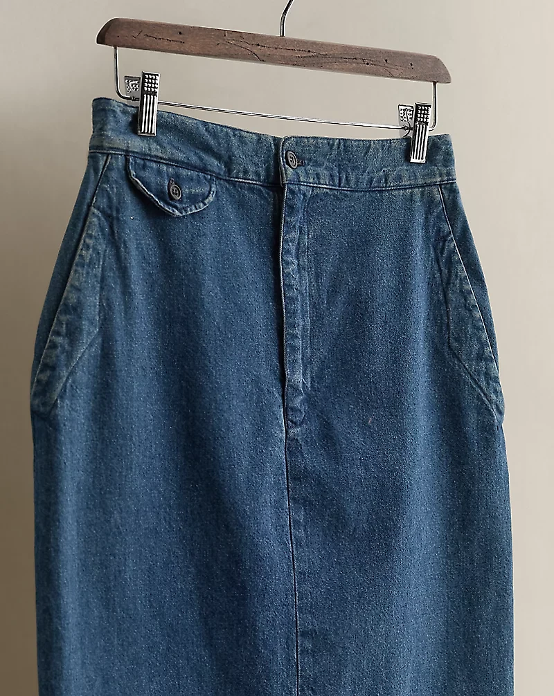 c. 1990s Denim Skirt - Size 8