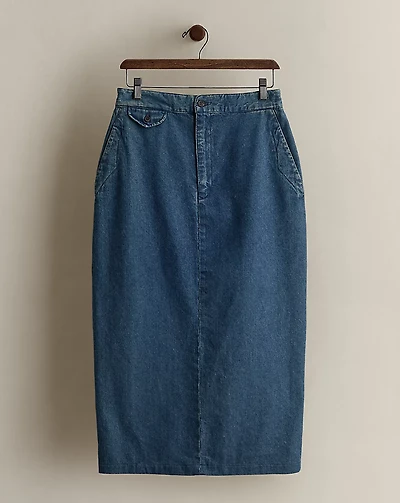 c. 1990s Denim Skirt - Size 8