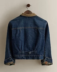 c. 1980s Denim Trucker Jacket - Size 6