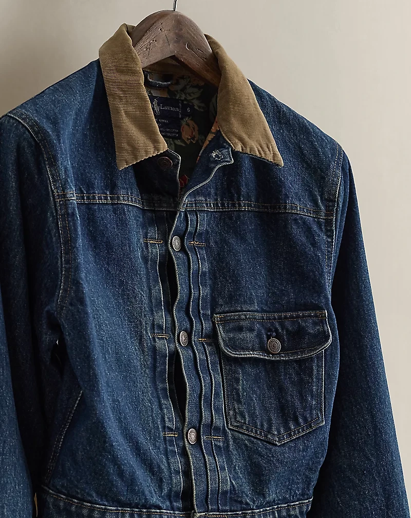 c. 1980s Denim Trucker Jacket - Size 6
