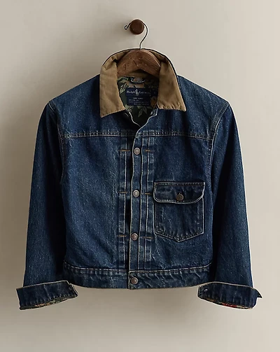 c. 1980s Denim Trucker Jacket - Size 6