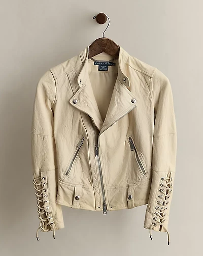 2014 Leather Moto Jacket - Size XS