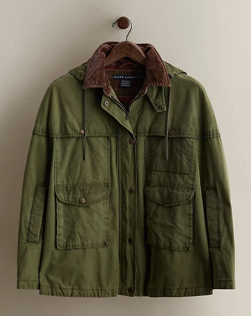c. 2008 Cotton Utility Poncho - Size S-M