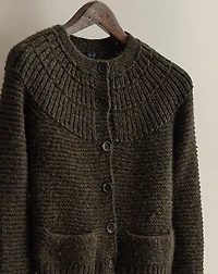 c. 2008 Cashmere-Wool Cardigan - Size S