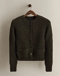 c. 2008 Cashmere-Wool Cardigan - Size S