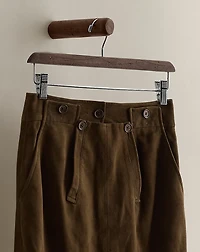 2008 Suede Sailor Skirt - Size 4