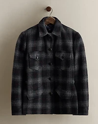 c. 1994 Plaid Wool-Blend Jacket - Size 2