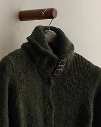 2004 Wool-Alpaca Shawl Cardigan - Size S