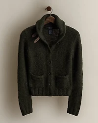 2004 Wool-Alpaca Shawl Cardigan - Size S