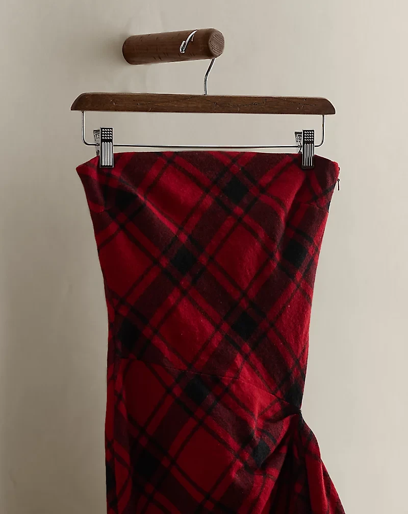 2008 Plaid Wool-Blend Dress - Size 2