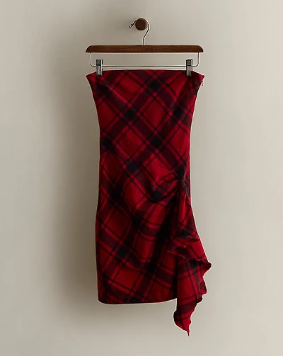 2008 Plaid Wool-Blend Dress - Size 2