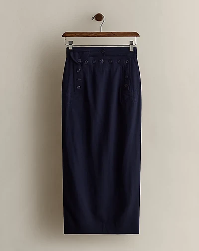 c. 1980 Wool Pencil Skirt - Size 4