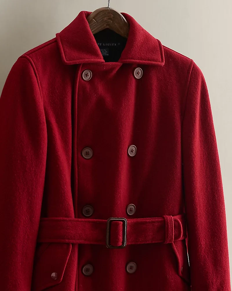 c. 2008 Wool-Blend Peacoat - Size 4