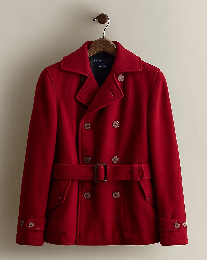 c. 2008 Wool-Blend Peacoat - Size 4