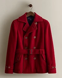 c. 2008 Wool-Blend Peacoat - Size 4
