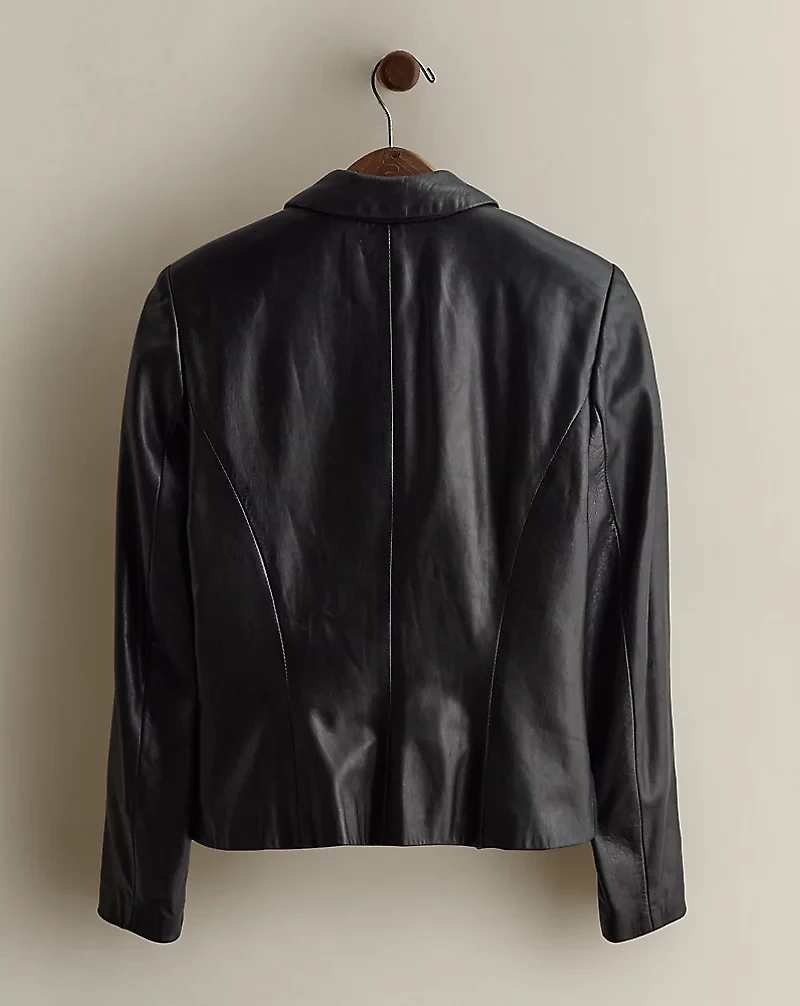 c. 1997 Leather Jacket - Size M
