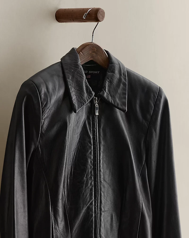 c. 1997 Leather Jacket - Size M