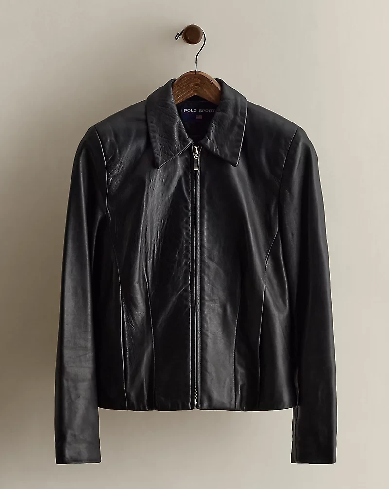 c. 1997 Leather Jacket - Size M