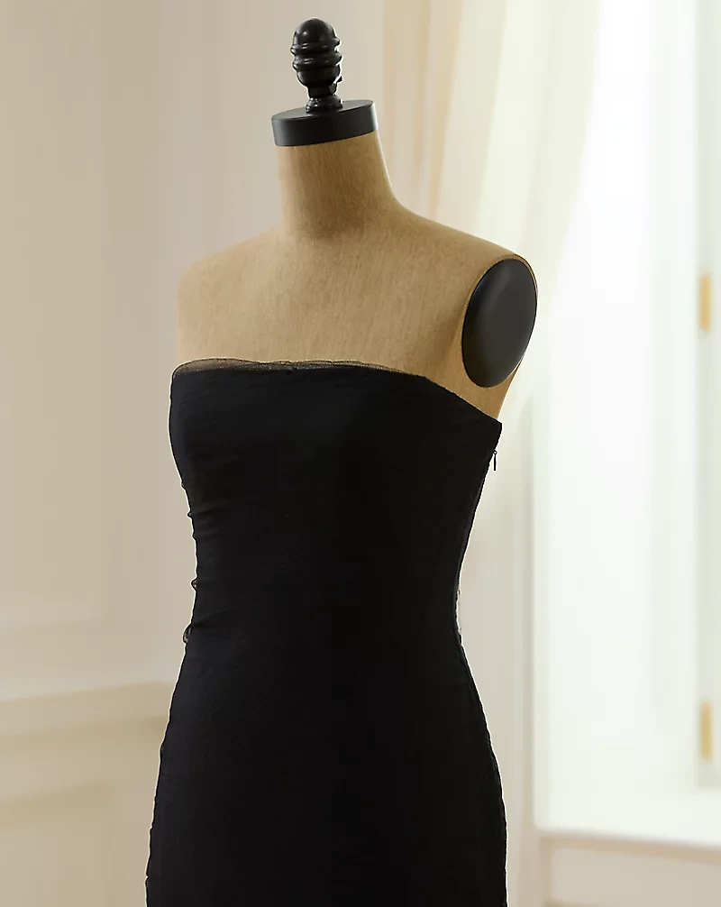 2008 Janna Silk Evening Dress - Size 6
