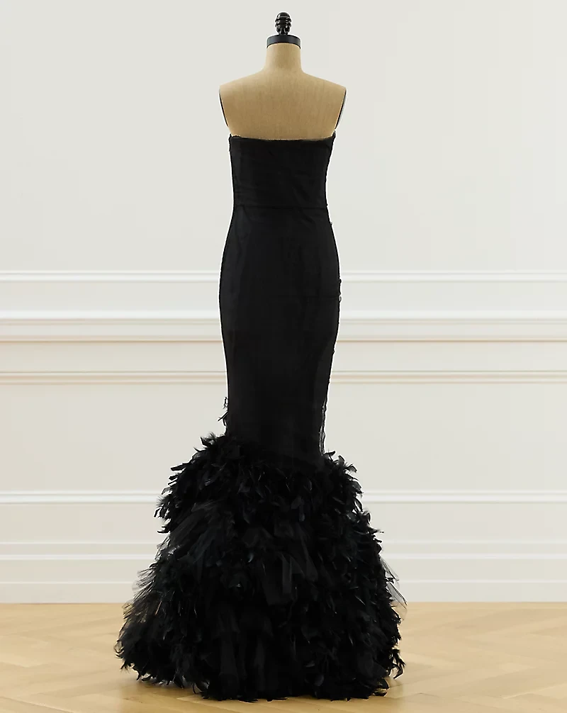 2008 Janna Silk Evening Dress - Size 6