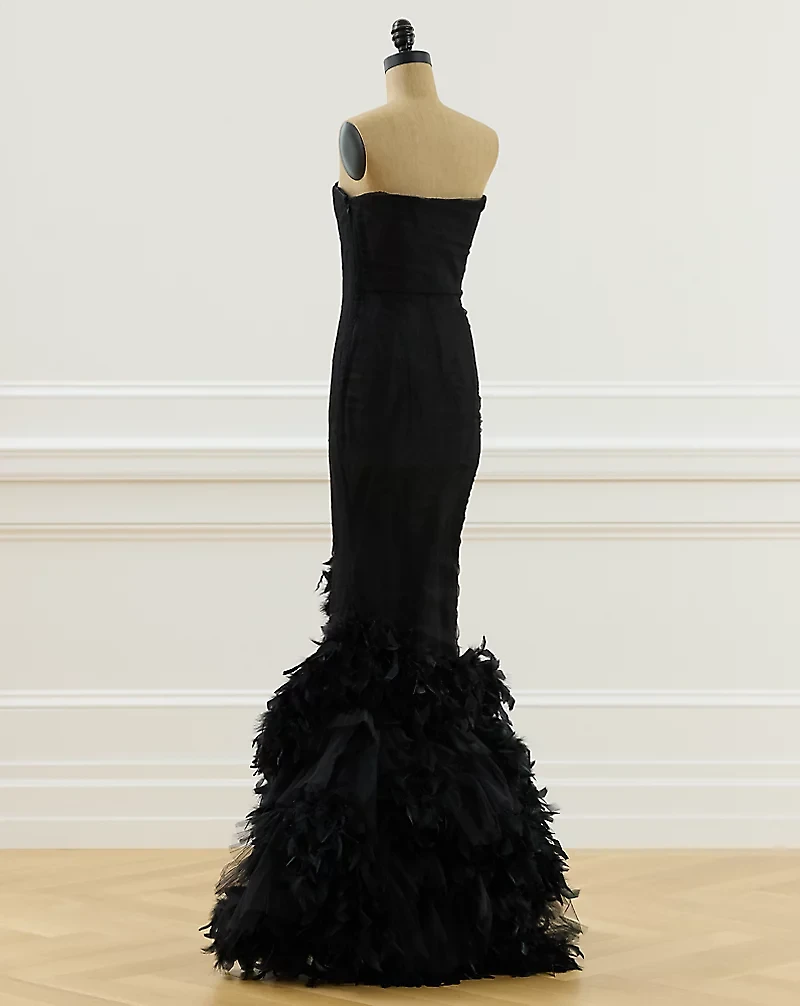 2008 Janna Silk Evening Dress - Size 6