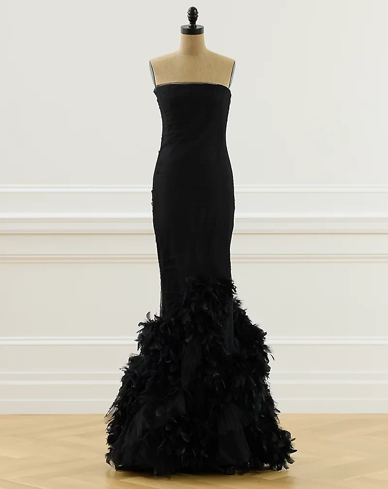 2008 Janna Silk Evening Dress - Size 6