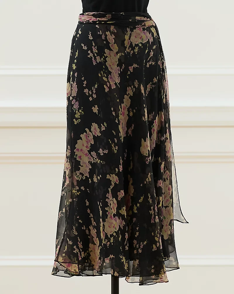 2010 Therese Floral Skirt - Size 6