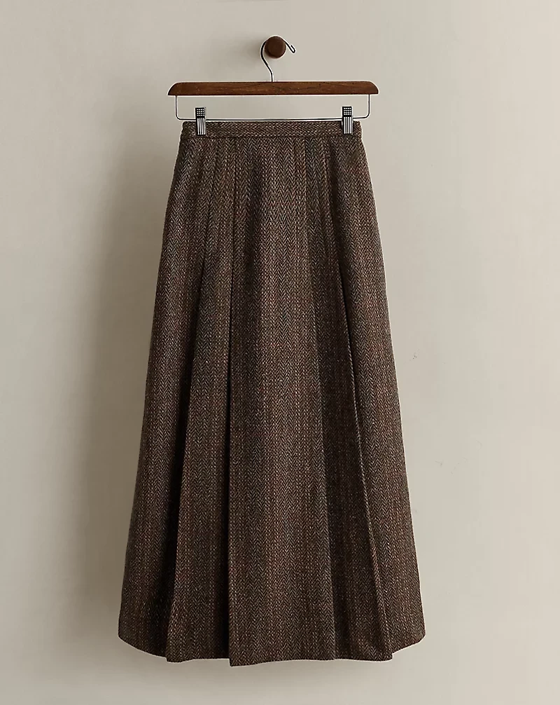 1985 Wool Tweed Skirt - Size 4