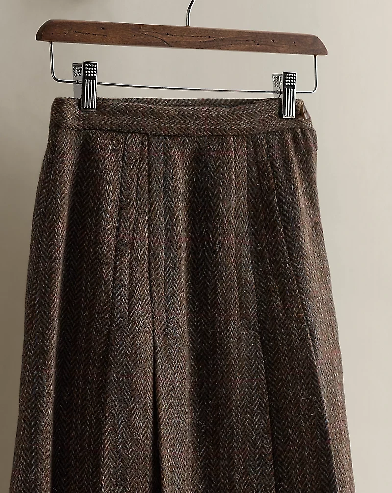 1985 Wool Tweed Skirt - Size 4