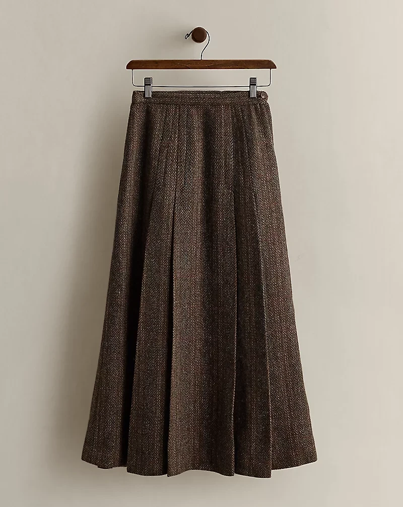 1985 Wool Tweed Skirt - Size 4