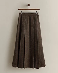 1985 Wool Tweed Skirt - Size 4