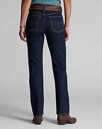 Straight Leg Fit Rinse Jean