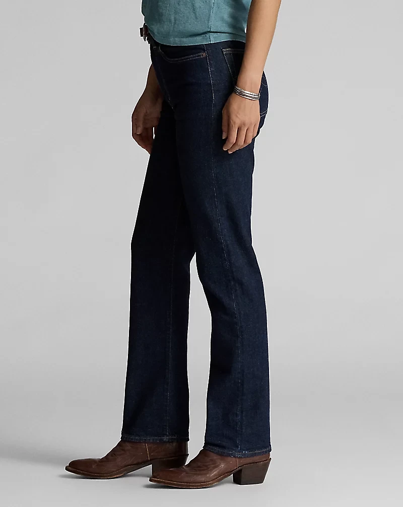 Straight Leg Fit Rinse Jean