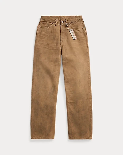 High Boy Fit Tan Jean