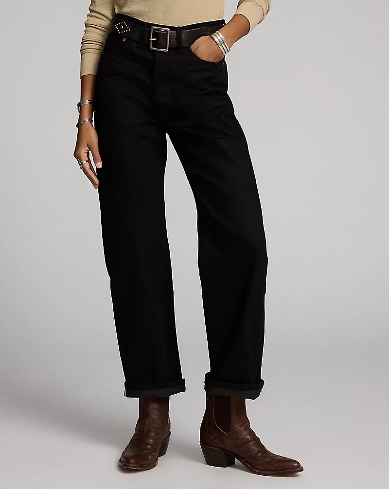High Boy Fit Black Selvedge Jean